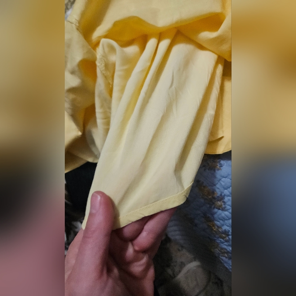FORTUNATE ONE Beginning of Love Dress Yellow. Size Small - Picture 10 of 11